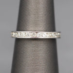 Classic Channel Set Diamond Band Ring in 14k White Gold