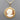 Victorian Cameo Crown Pendant Choker Necklace 14k 14.5"
